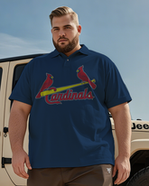 Polo décontracté à manches courtes pour hommes de grande taille des Cardinals de St. Louis